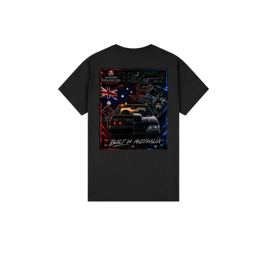 Black back flat lay