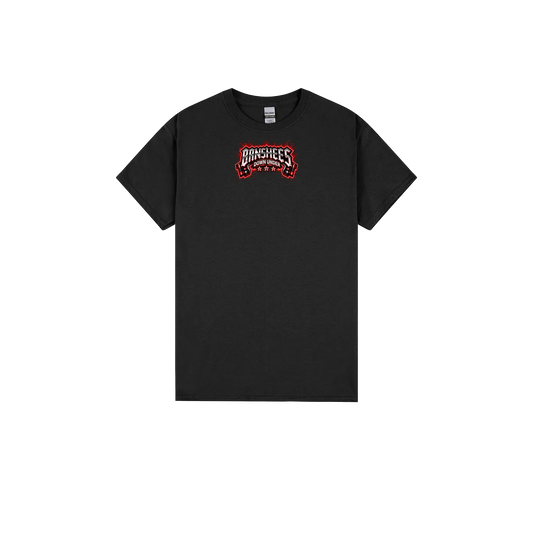 Black front flat lay