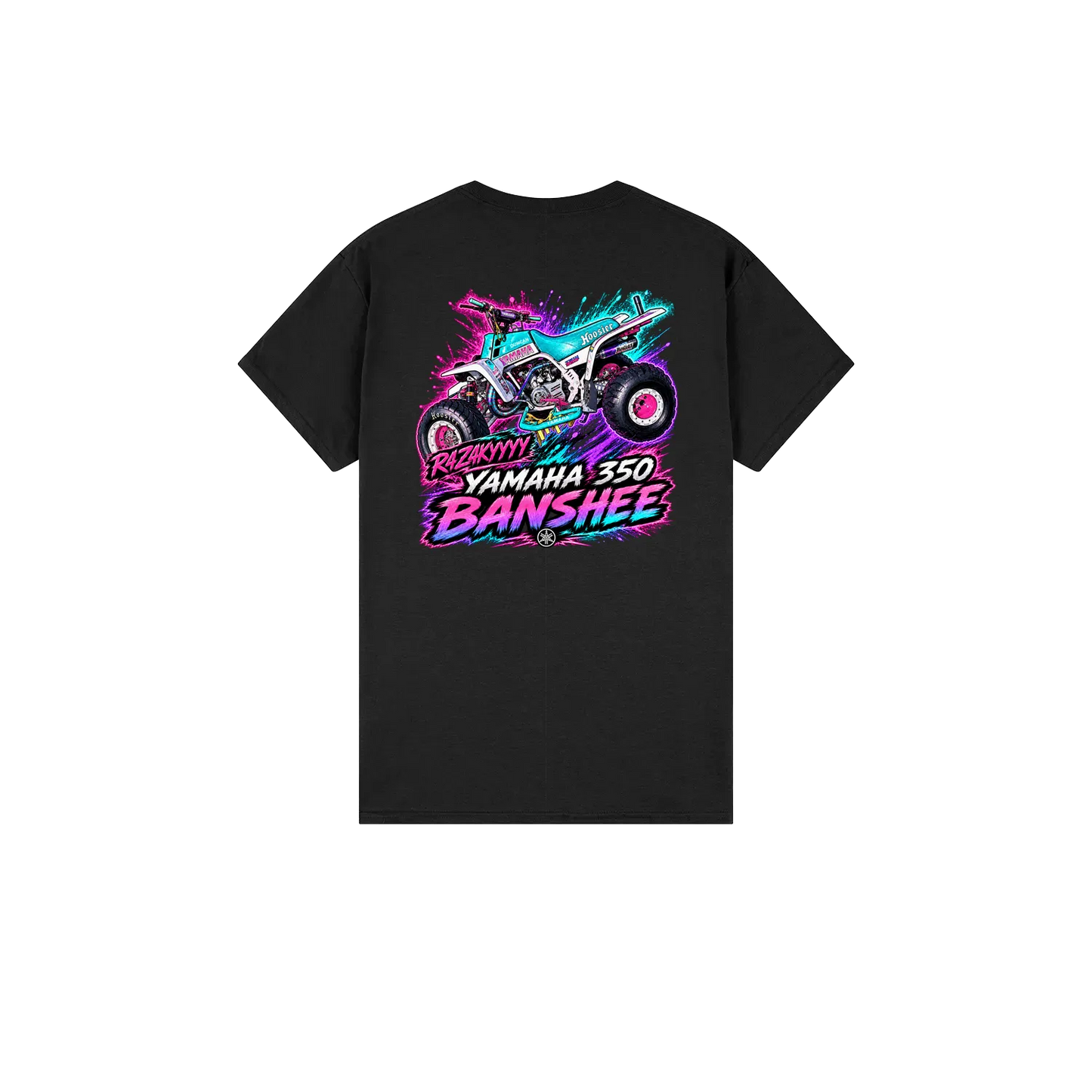 Black back flat lay
