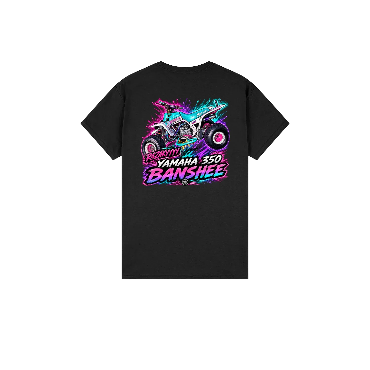Black back flat lay