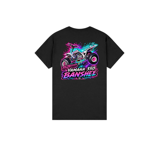 Black back flat lay