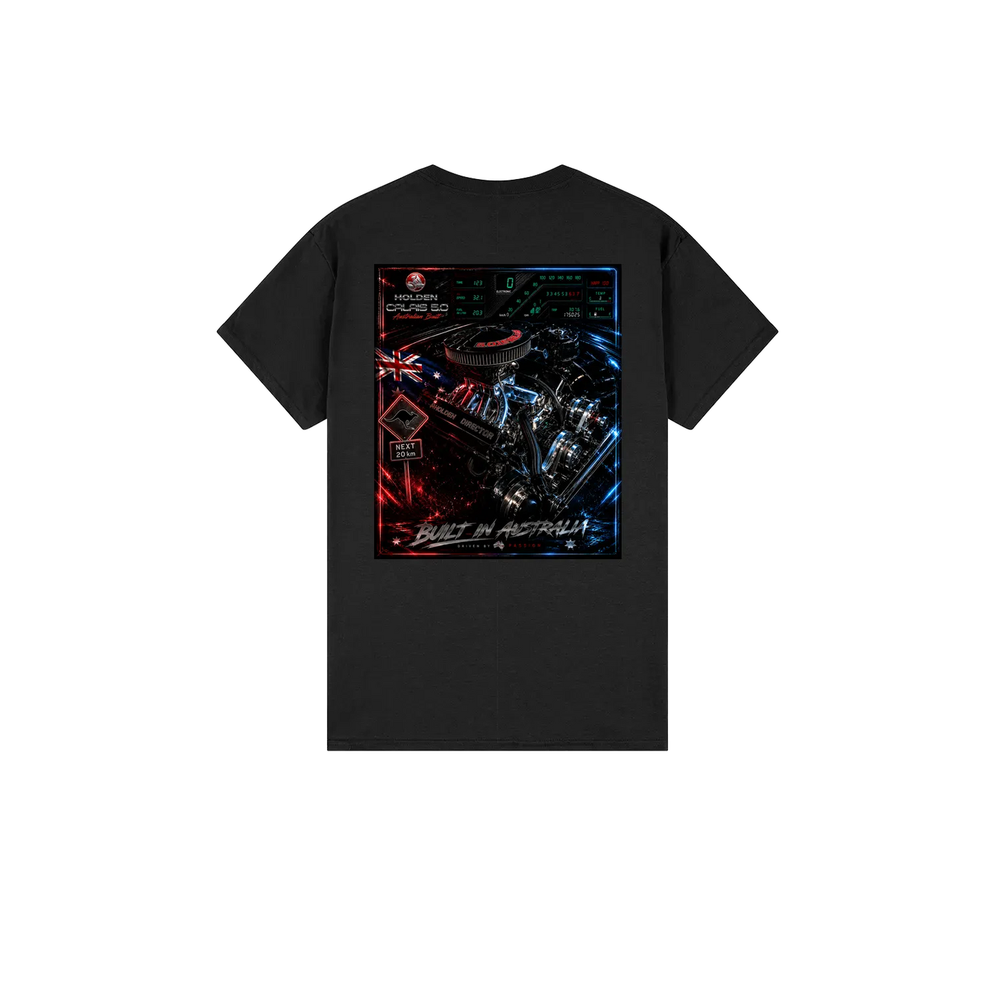 Black back flat lay