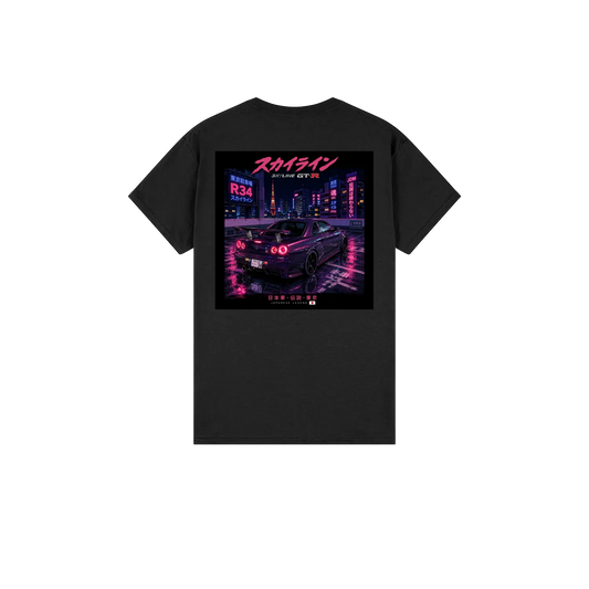 Black back flat lay