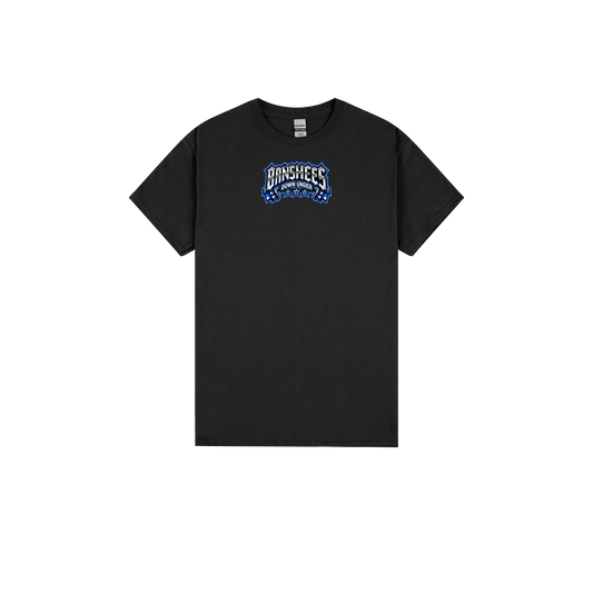 Black front flat lay