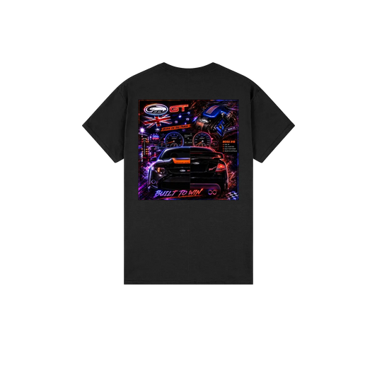 Black back flat lay