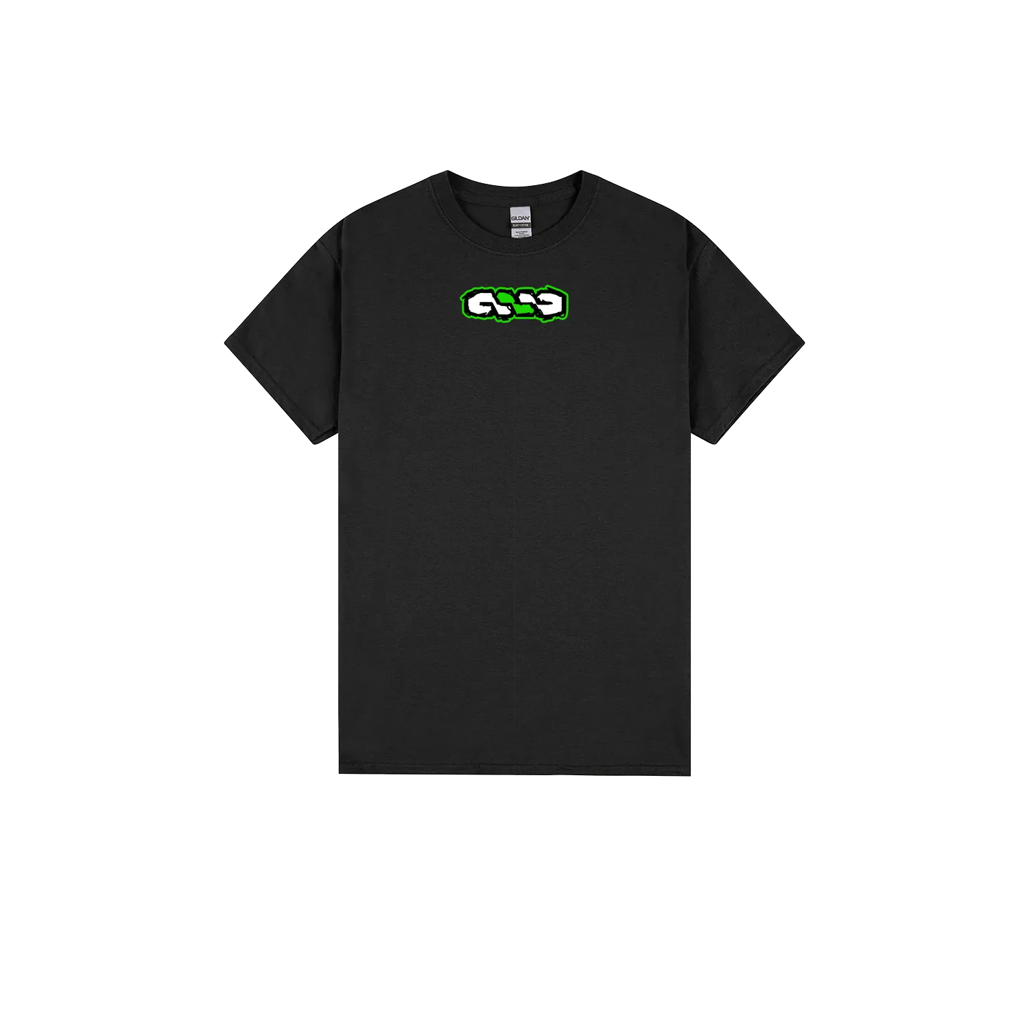 Black front flat lay