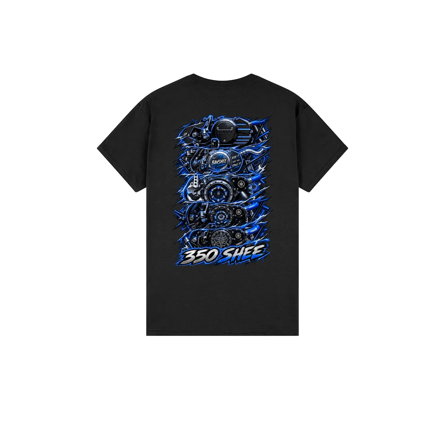 Black back flat lay