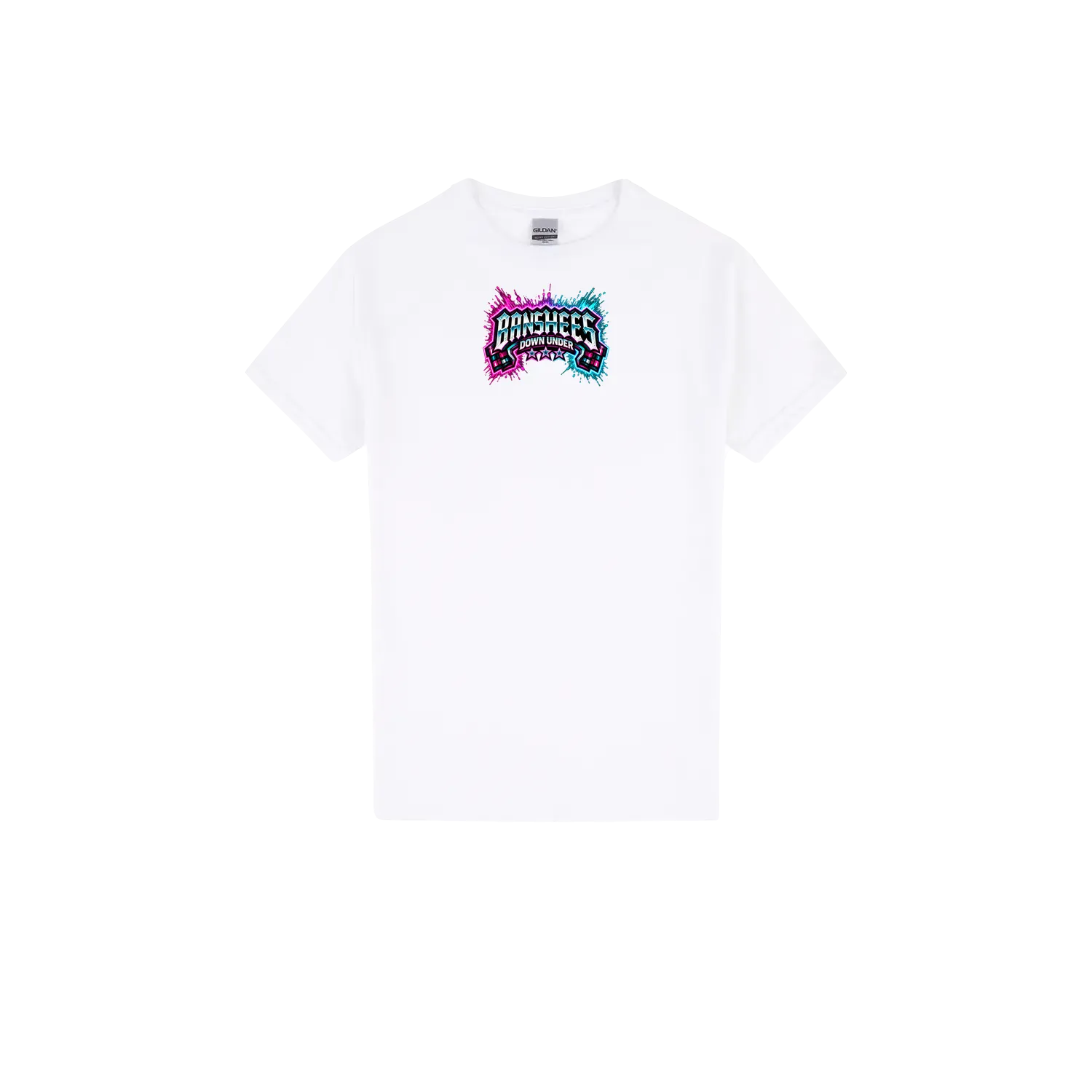 White front flat lay