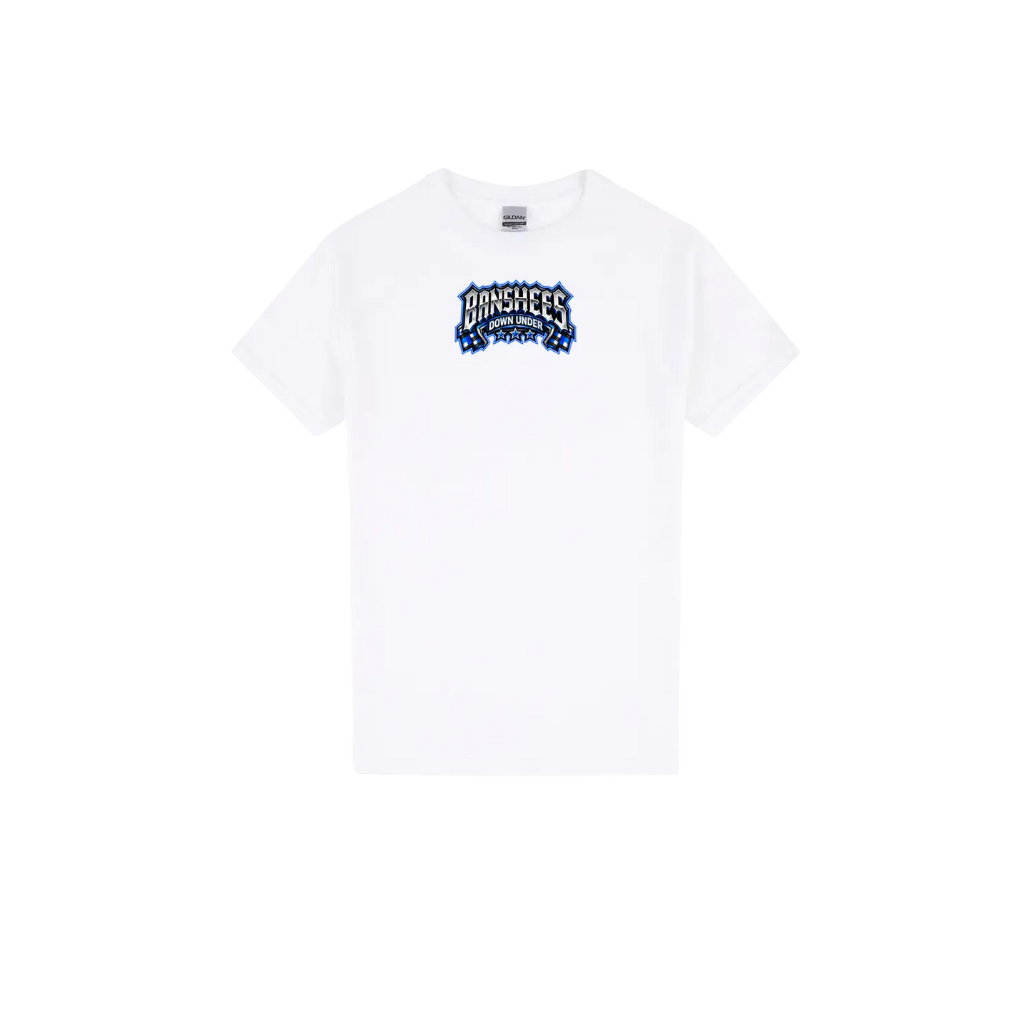 White front flat lay
