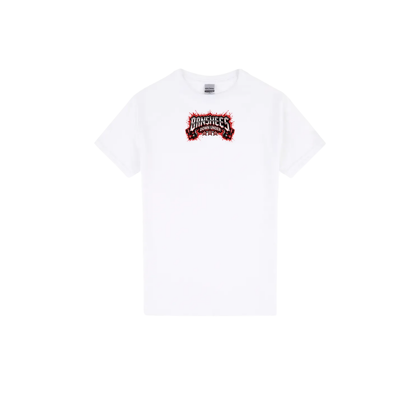 White front flat lay