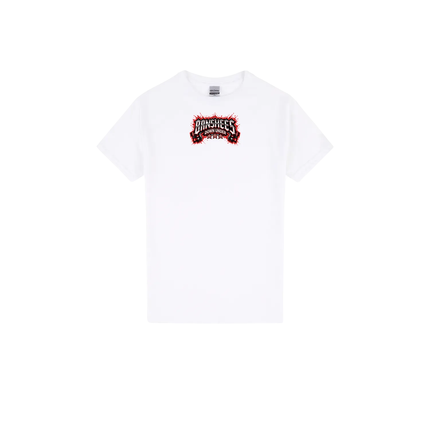 White front flat lay